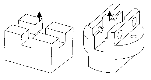 Identification method for three-dimensional computer-aided design (CAD) model intersection manufacture characteristics