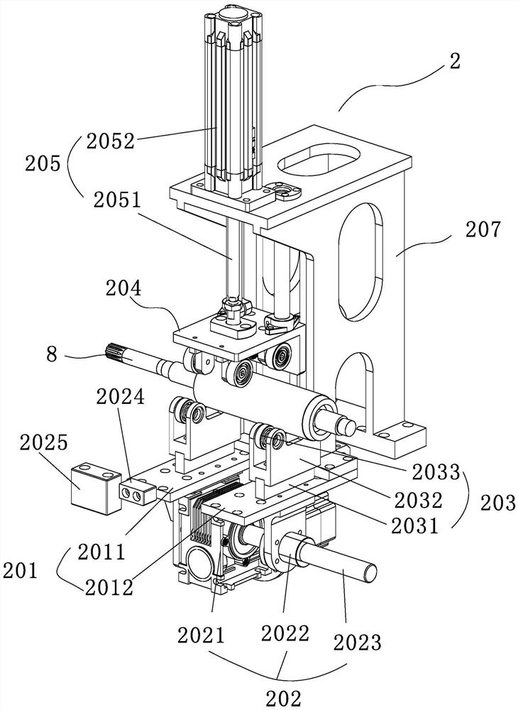 Rotor bearing press fitting device