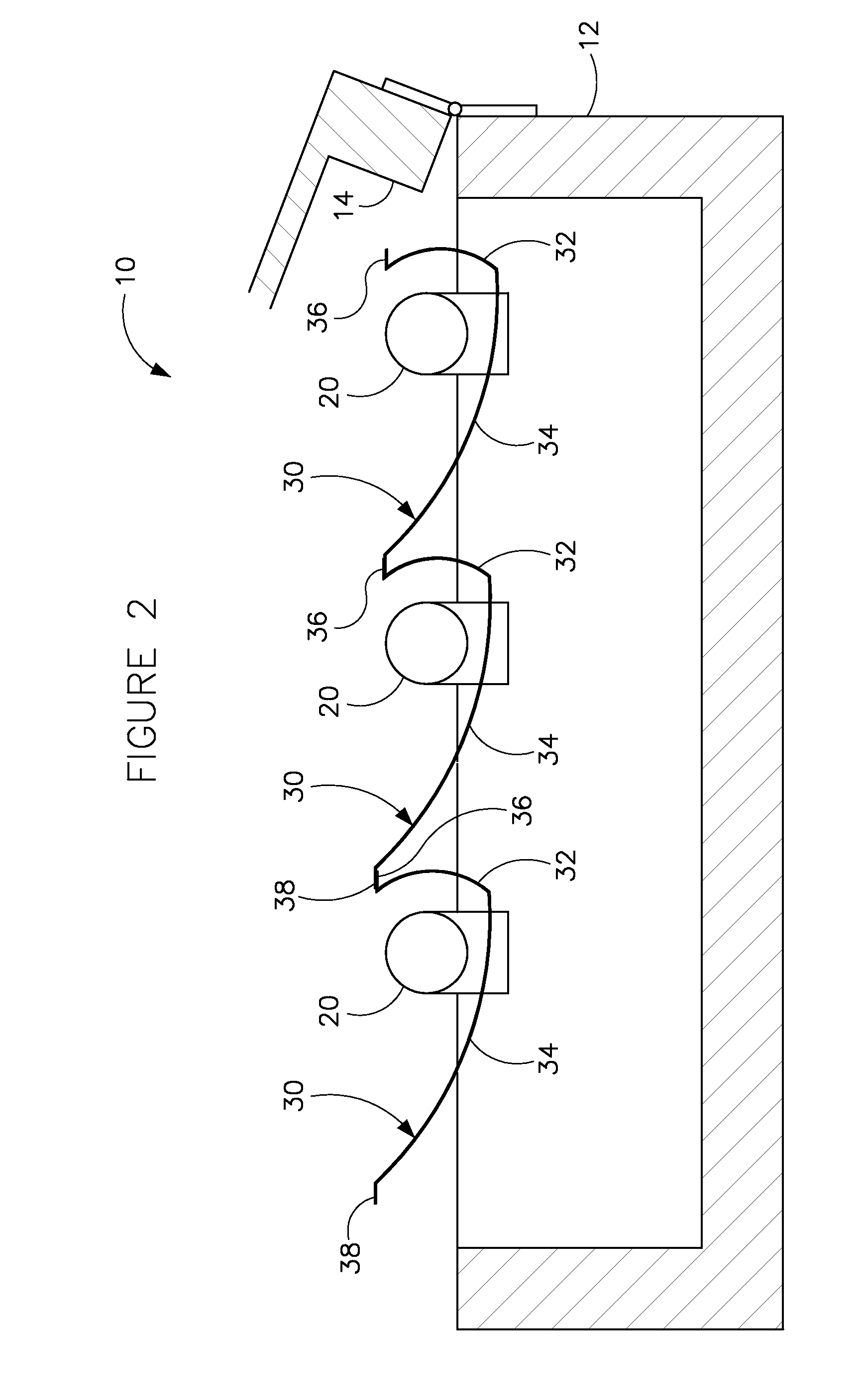 Lighting device with throw forward reflector