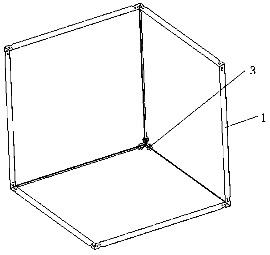 Recyclable combined type packaging frame, suspension packaging box and packaging device