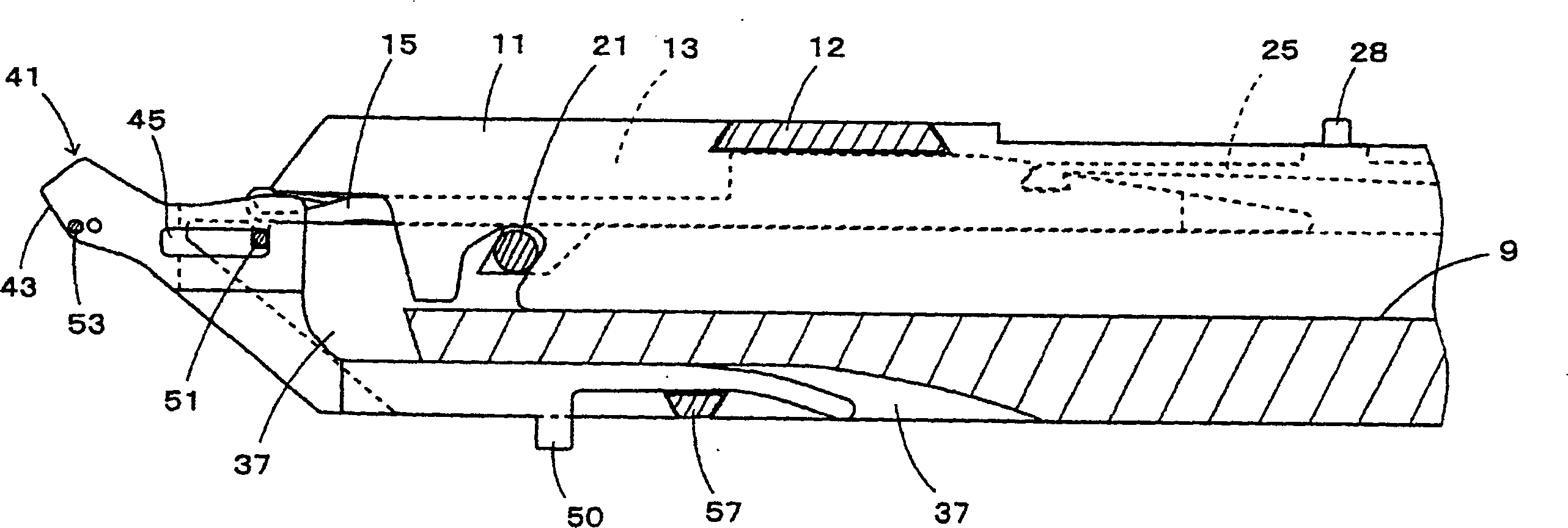 Flatbed knitting machine