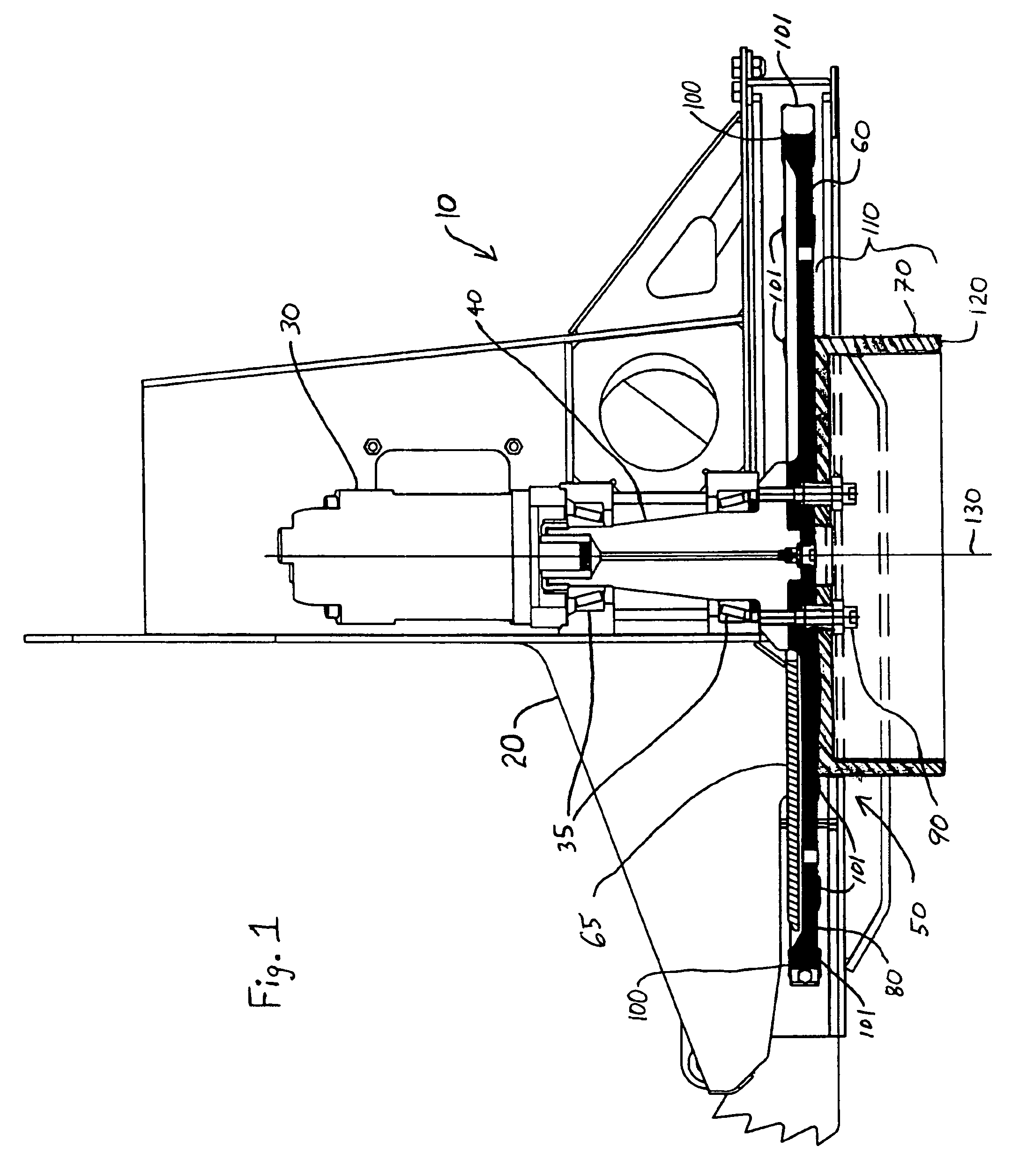 Apparatus and method for severing a tree and reducing the tree stump