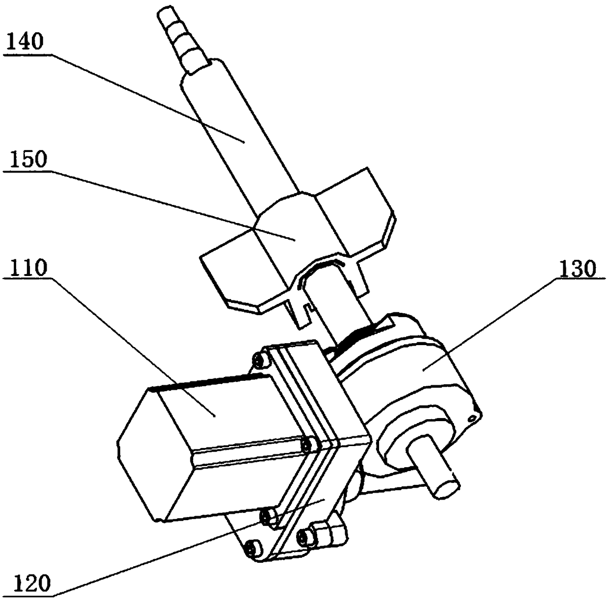 Unmanned automobile electric drive-by-wire steering device and steering control method