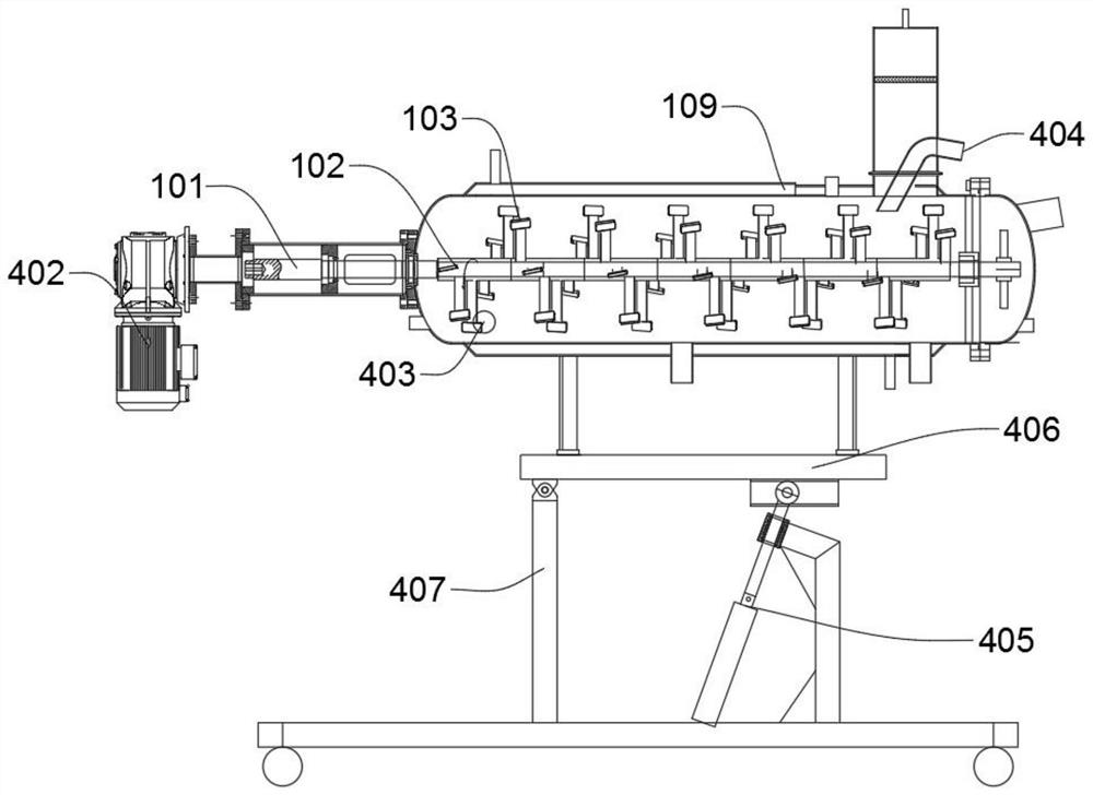 Novel horizontal fermentation tank