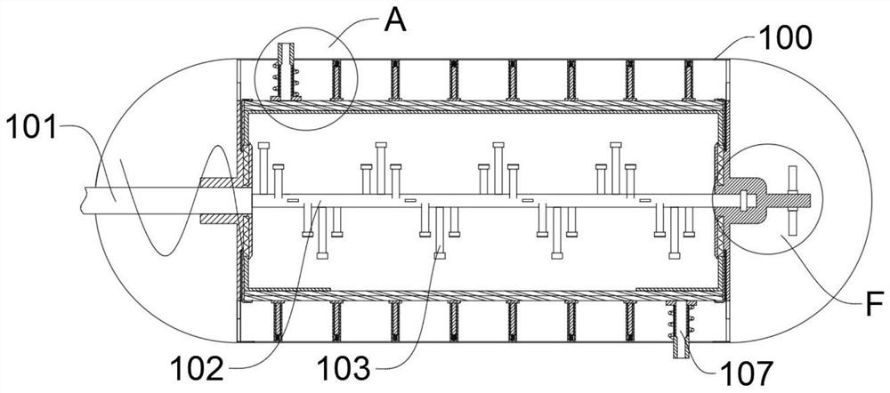 Novel horizontal fermentation tank