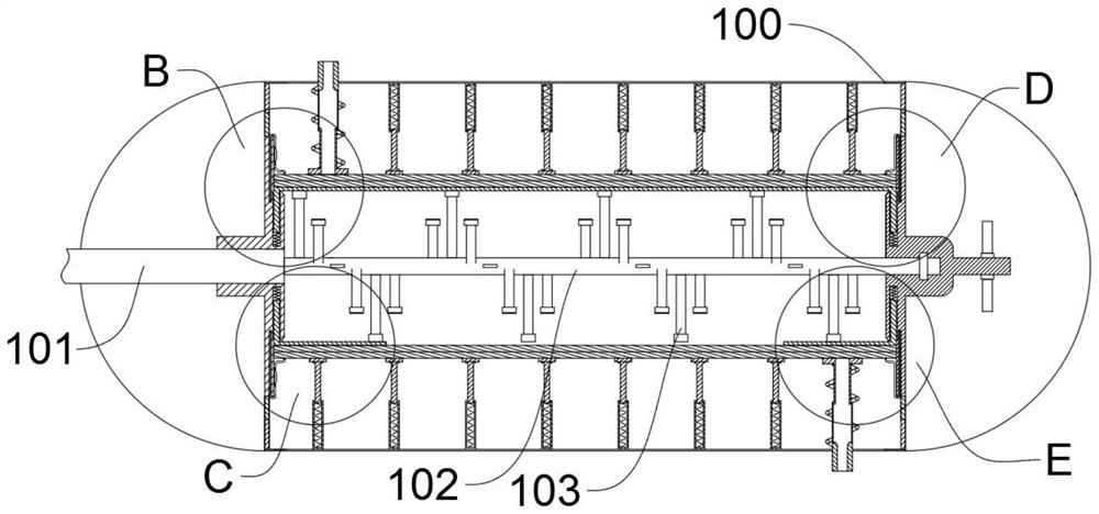 Novel horizontal fermentation tank