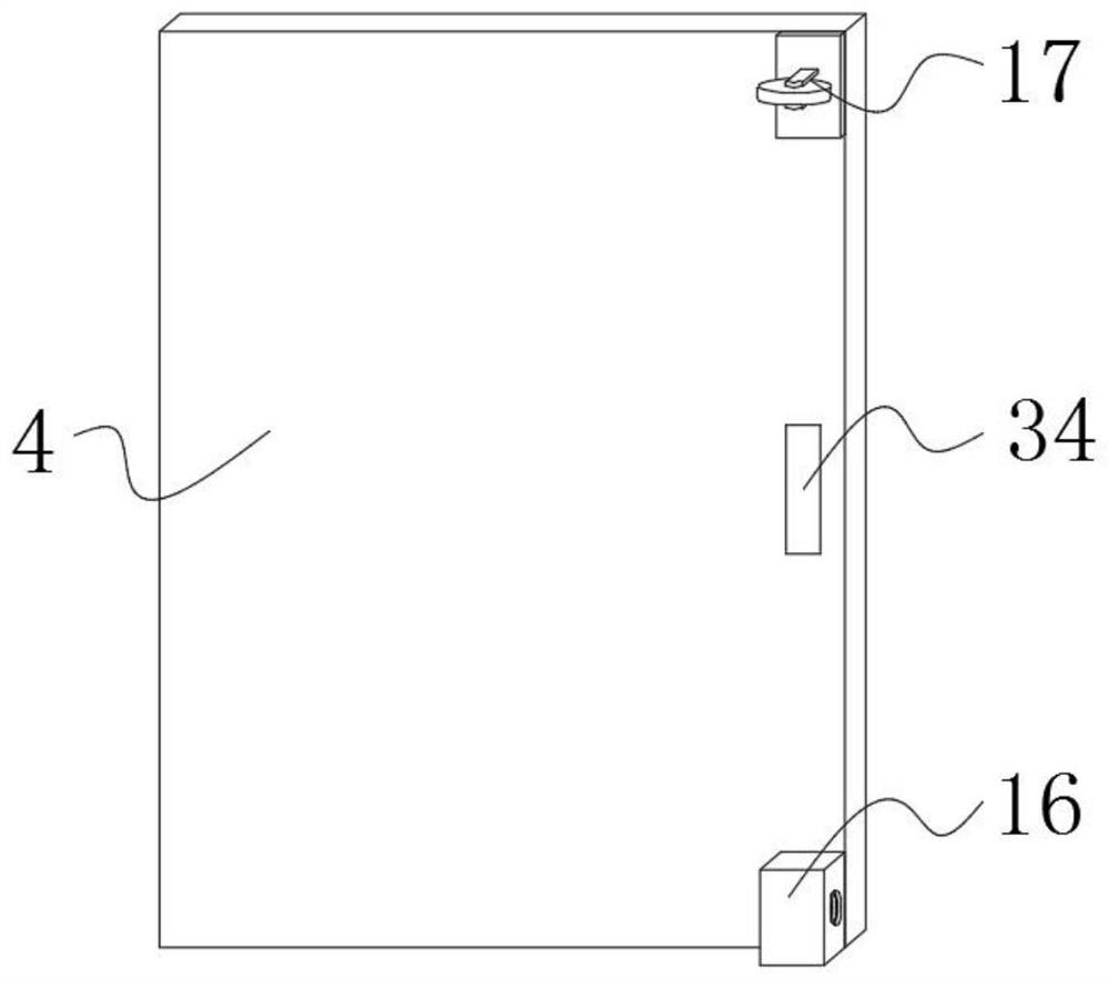 A high-voltage frequency converter with a safety protection structure and its working method