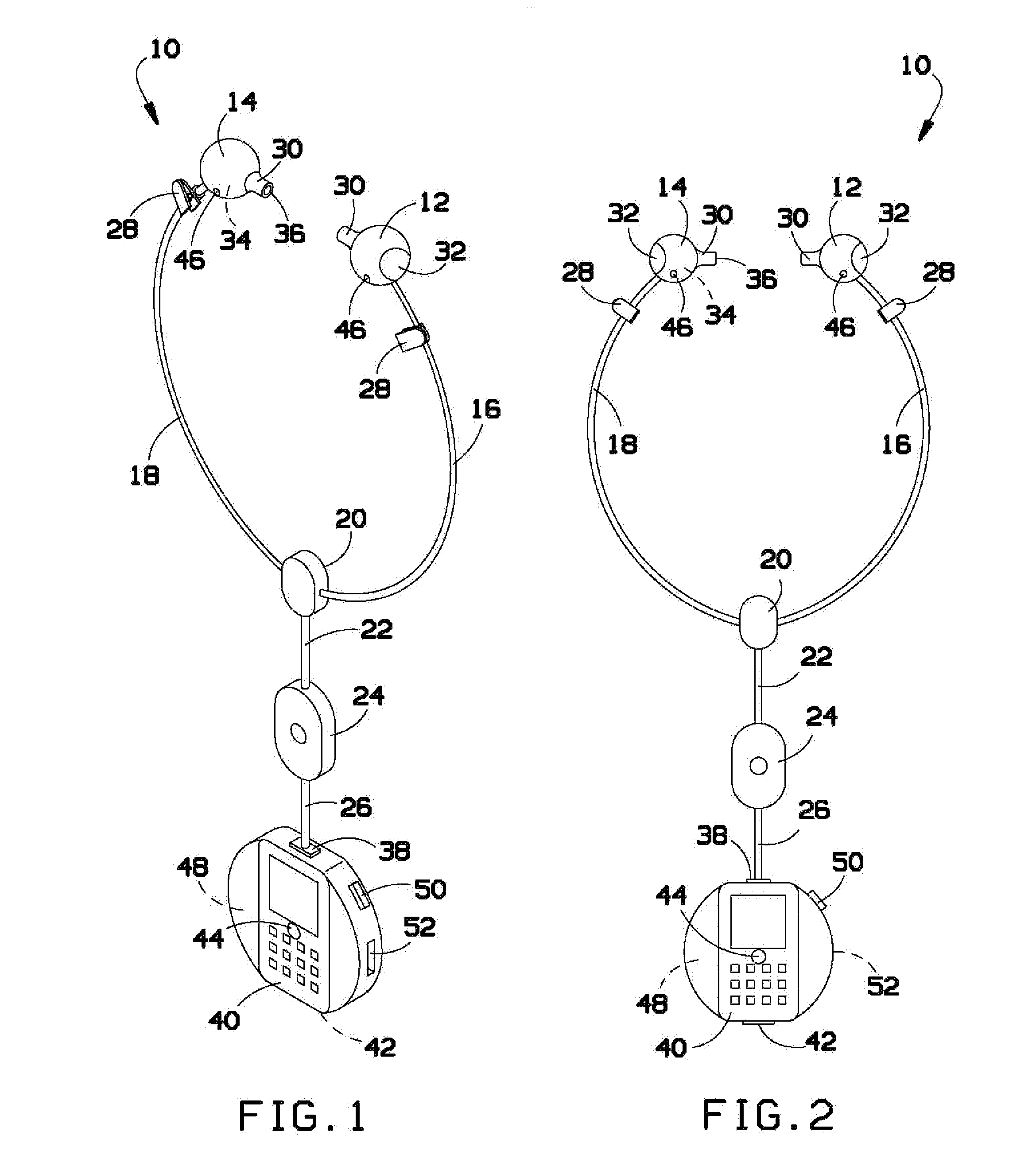 Ear ailment diagnostic device and method