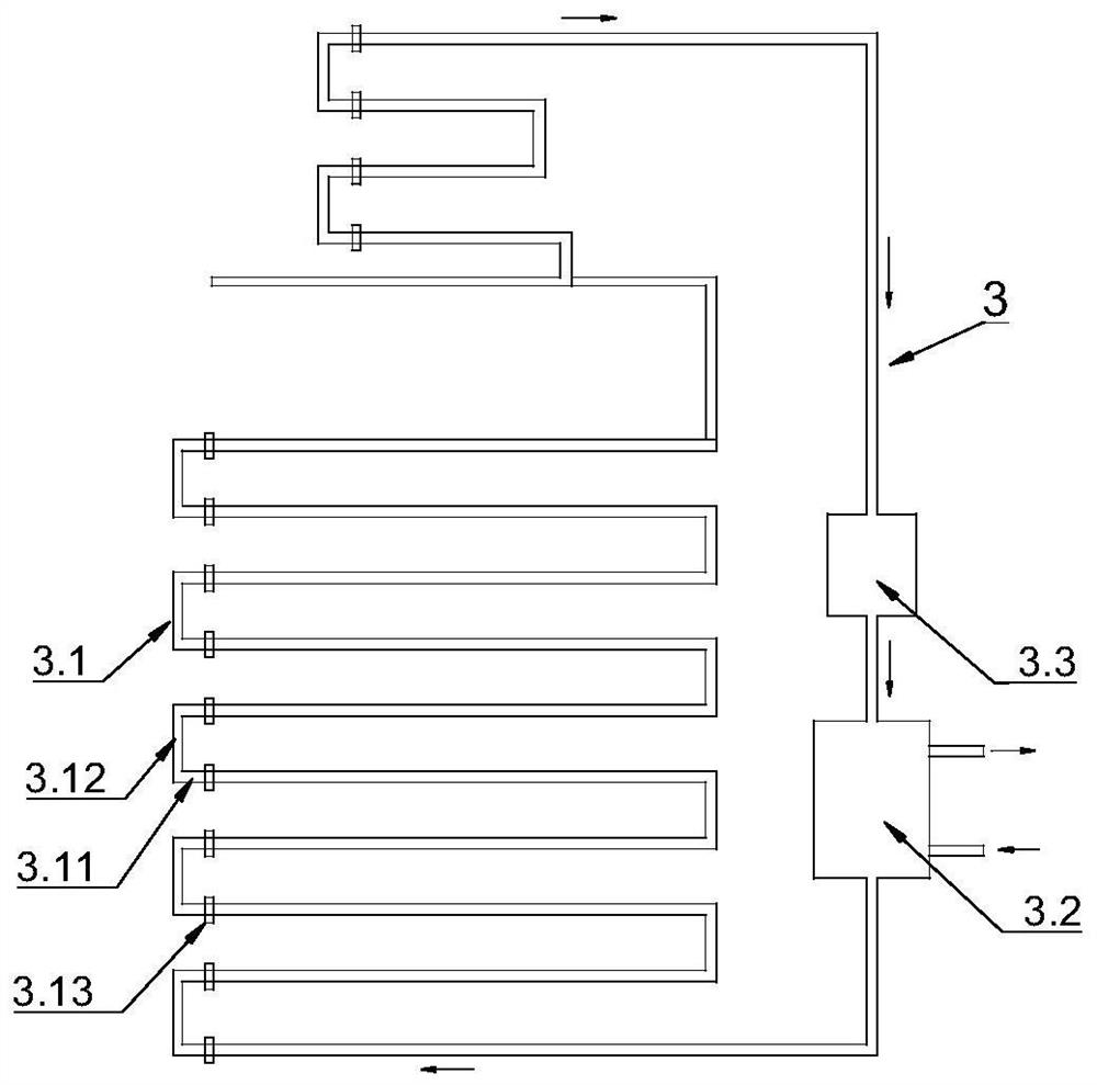 Ship incinerator waste heat recycling system