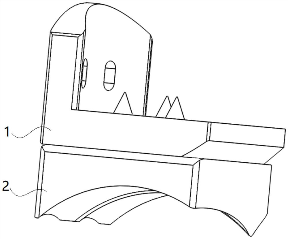 Locking prosthesis for ankle joint