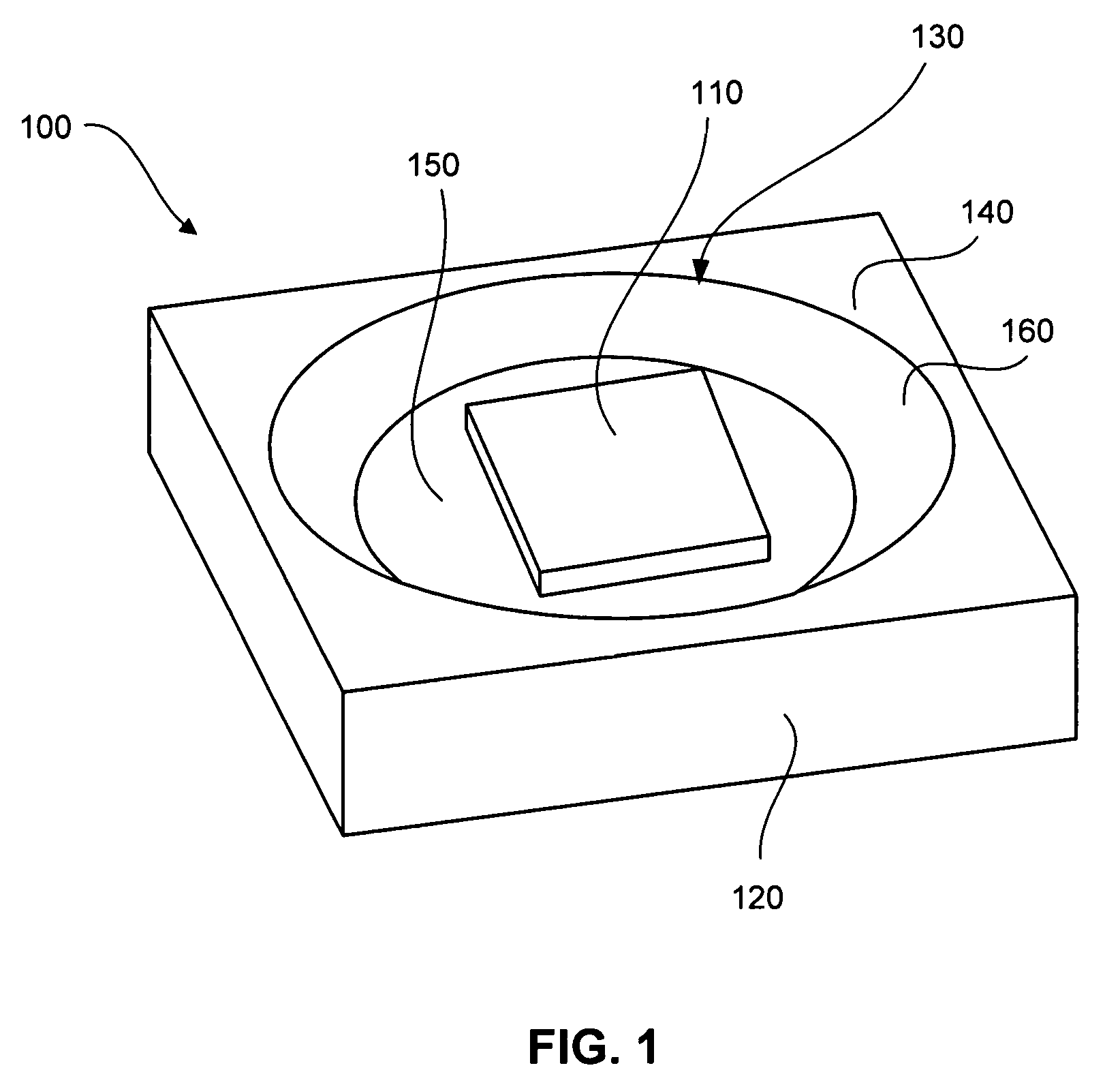 High power LED package with universal bonding pads and interconnect arrangement