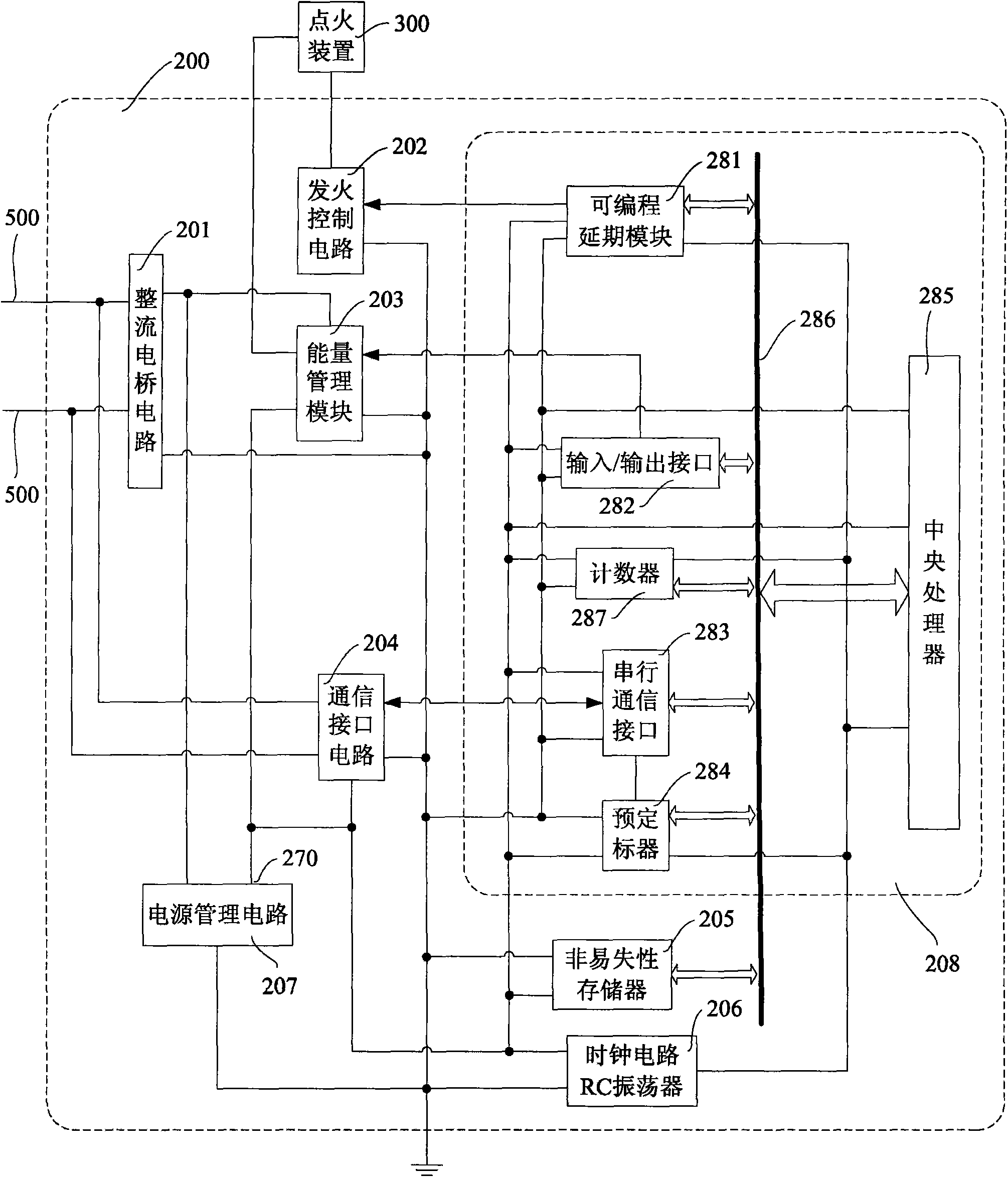 Adjustable electronic detonator control chip and flow for controlling same