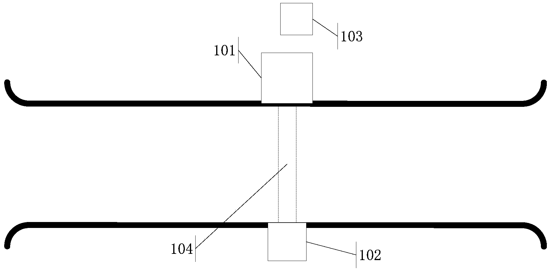 Continuous pass-type radiation scanning system and method