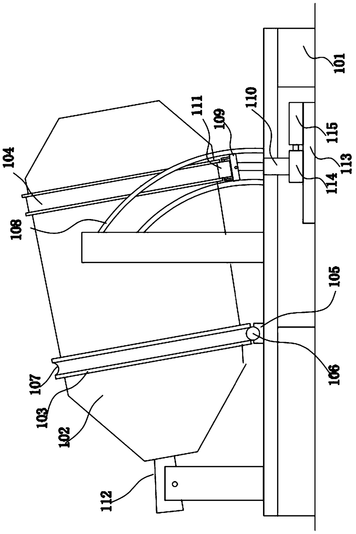 A Tilting Pure Oxygen Gas Rotary Furnace