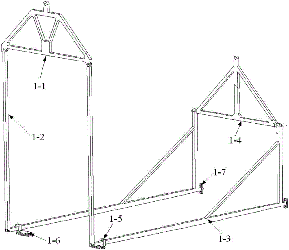 A sling structure for lifting and turning aircraft