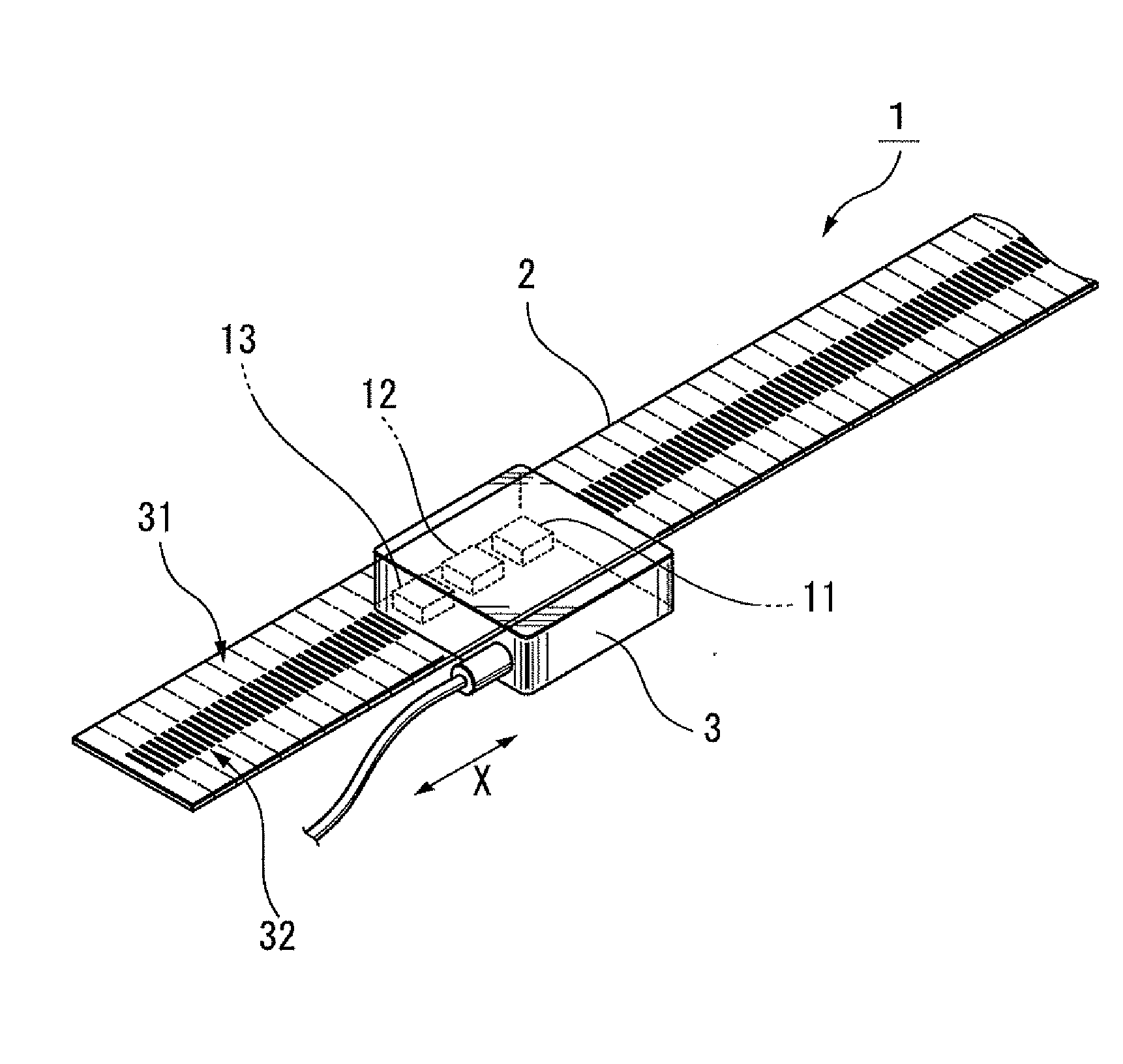 Displacement measuring apparatus