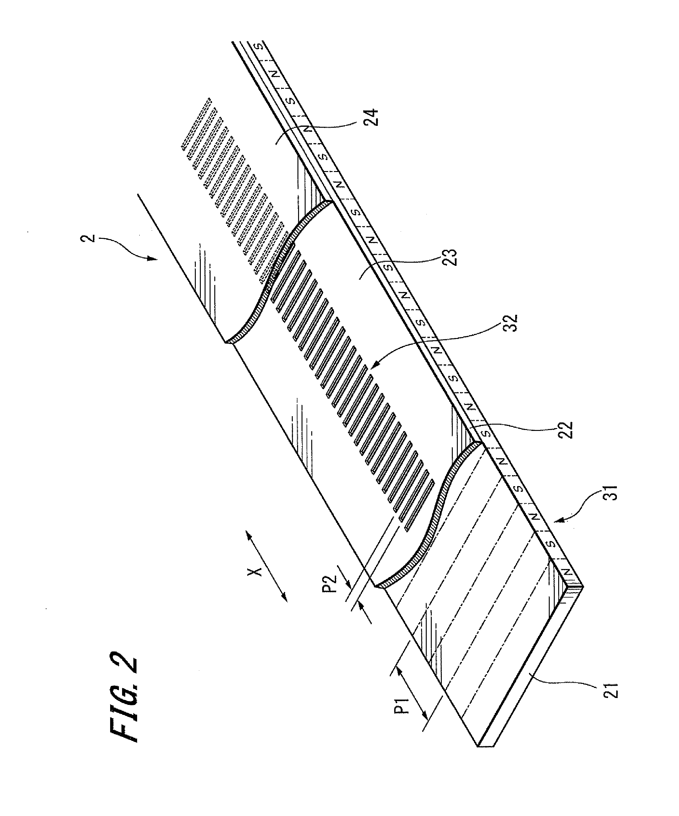 Displacement measuring apparatus