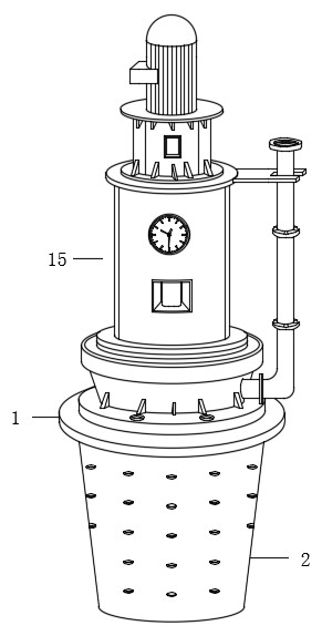 Oxygen pumping machine anti-blocking device for aquatic product transportation