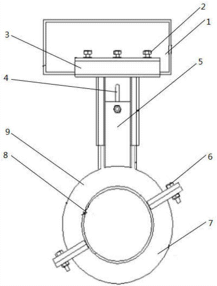 Wheel axle speed measurement coded disc device of tunnel locomotive