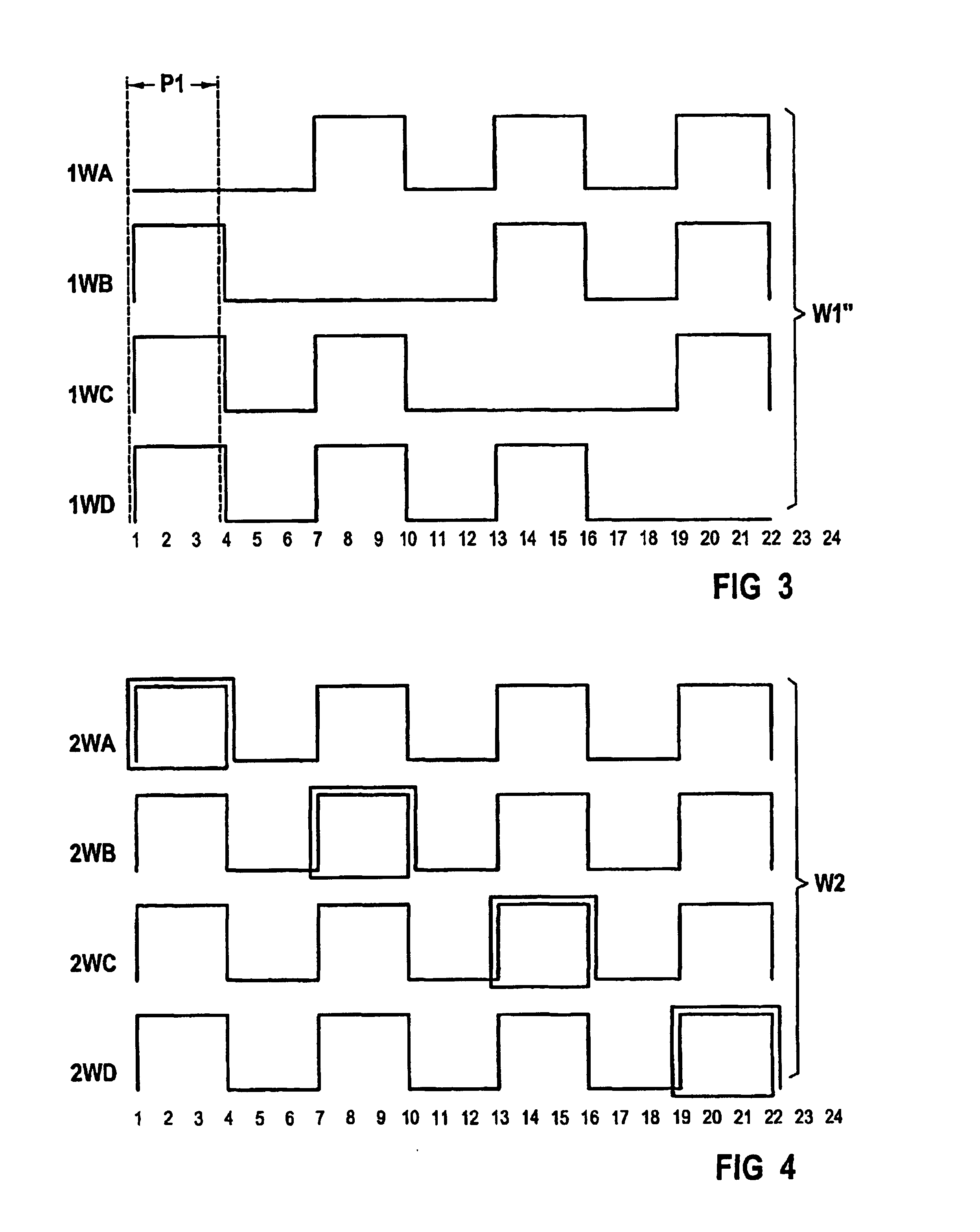 Pole winding pattern having parallel wound paths