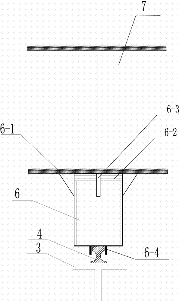 Variable cross-section cantilever bridge box girder self-locking synchronization pushing system and construction method