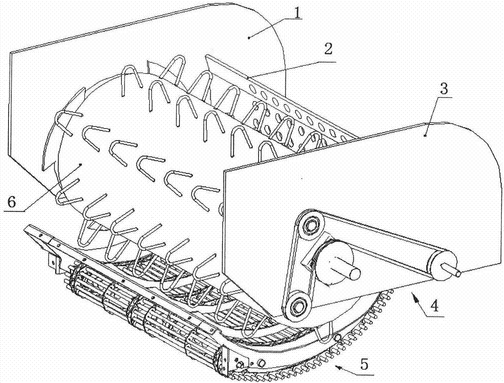 Half-feed combine harvester threshing separation device with rotary concave screen