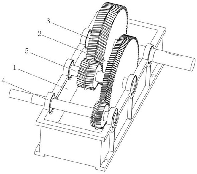 A kind of hard tooth surface gear transmission reducer