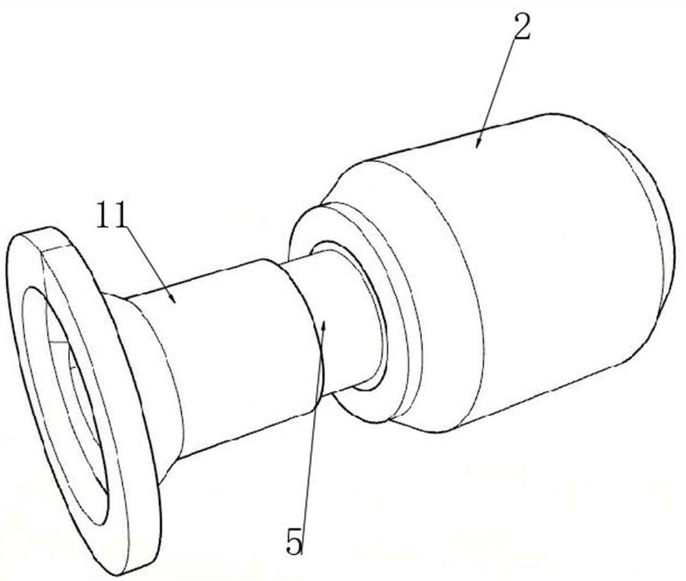 Hydraulic high-stability rubber hose connector