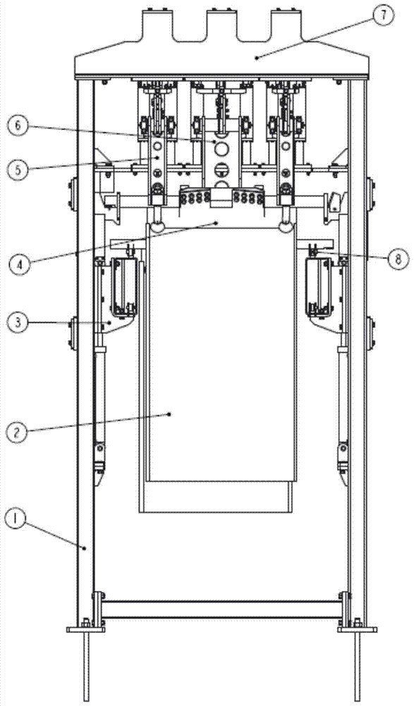 Electrodeposition metal pre-stripping device