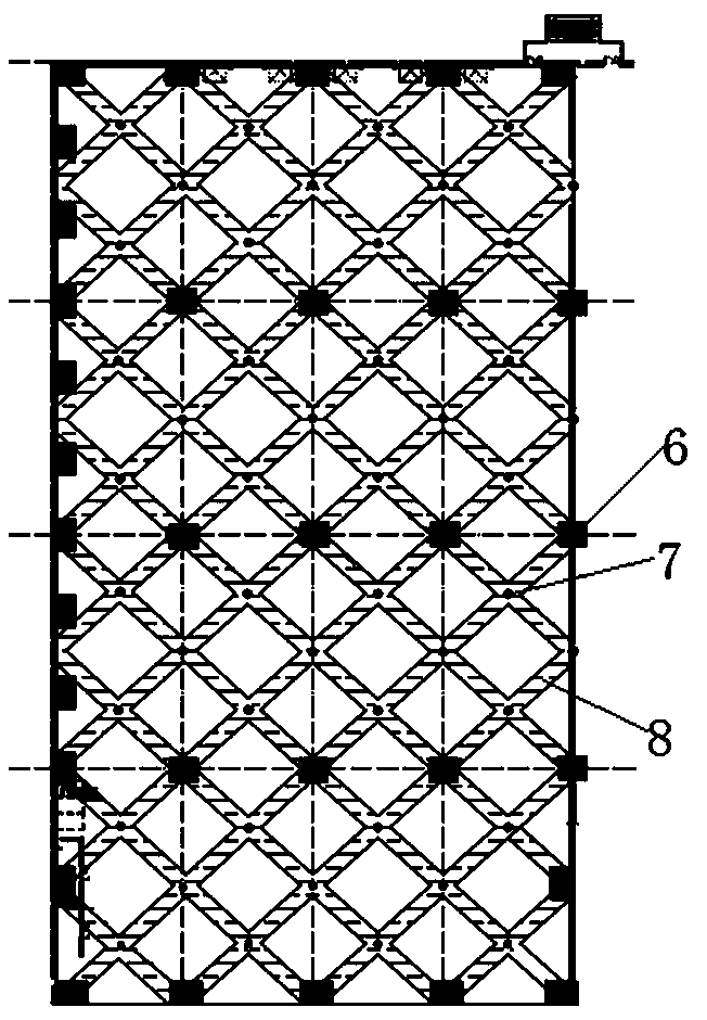 Foundation leveling system for controlling settlement of storage terrace and construction method thereof