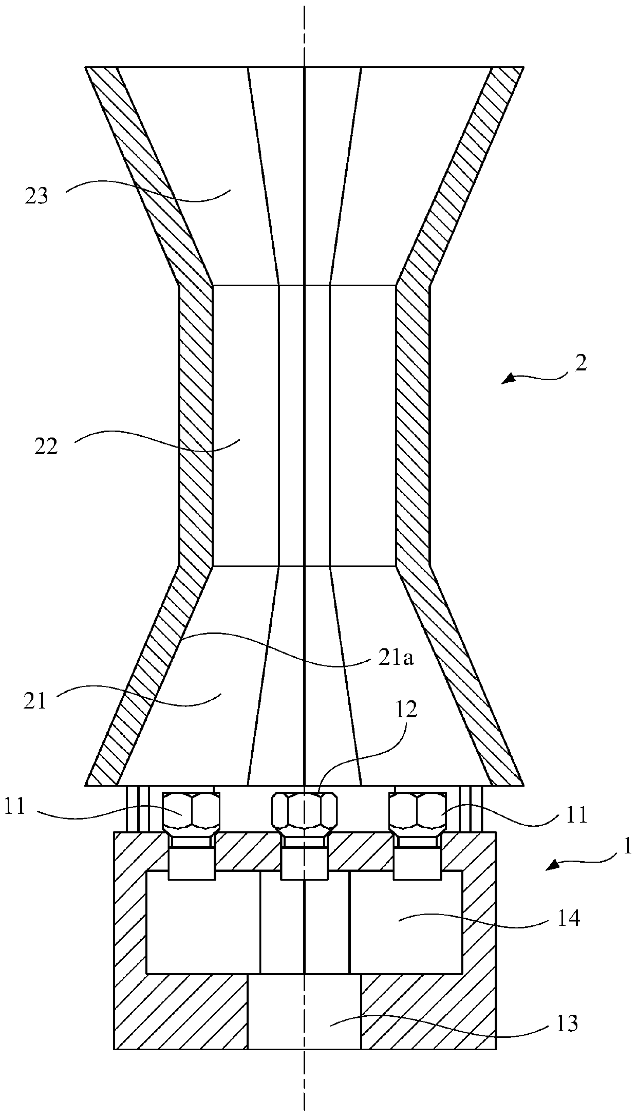 Ejector tube and stove ejector with ejector tube