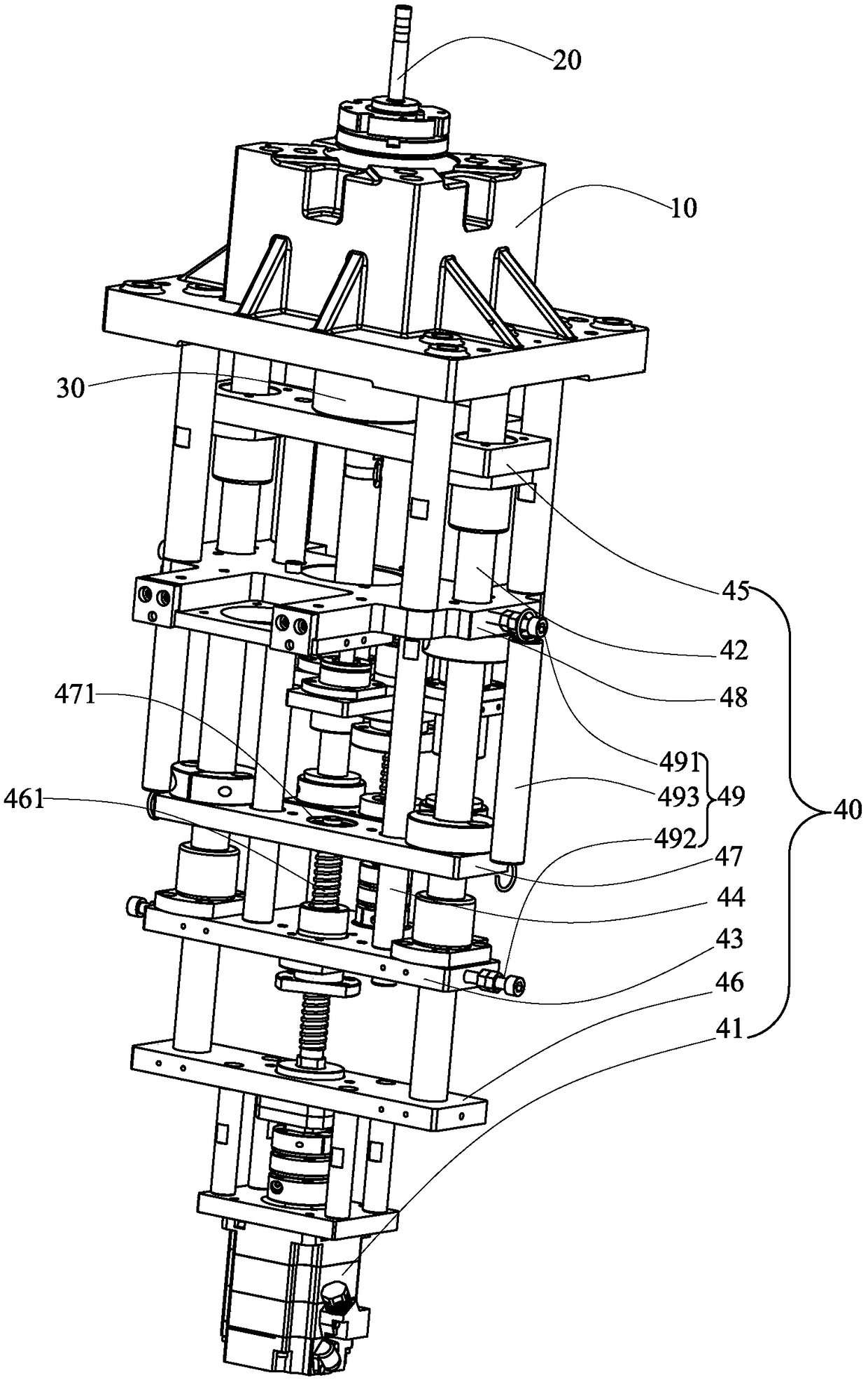 Coil winding driving mechanism for special-shaped coil