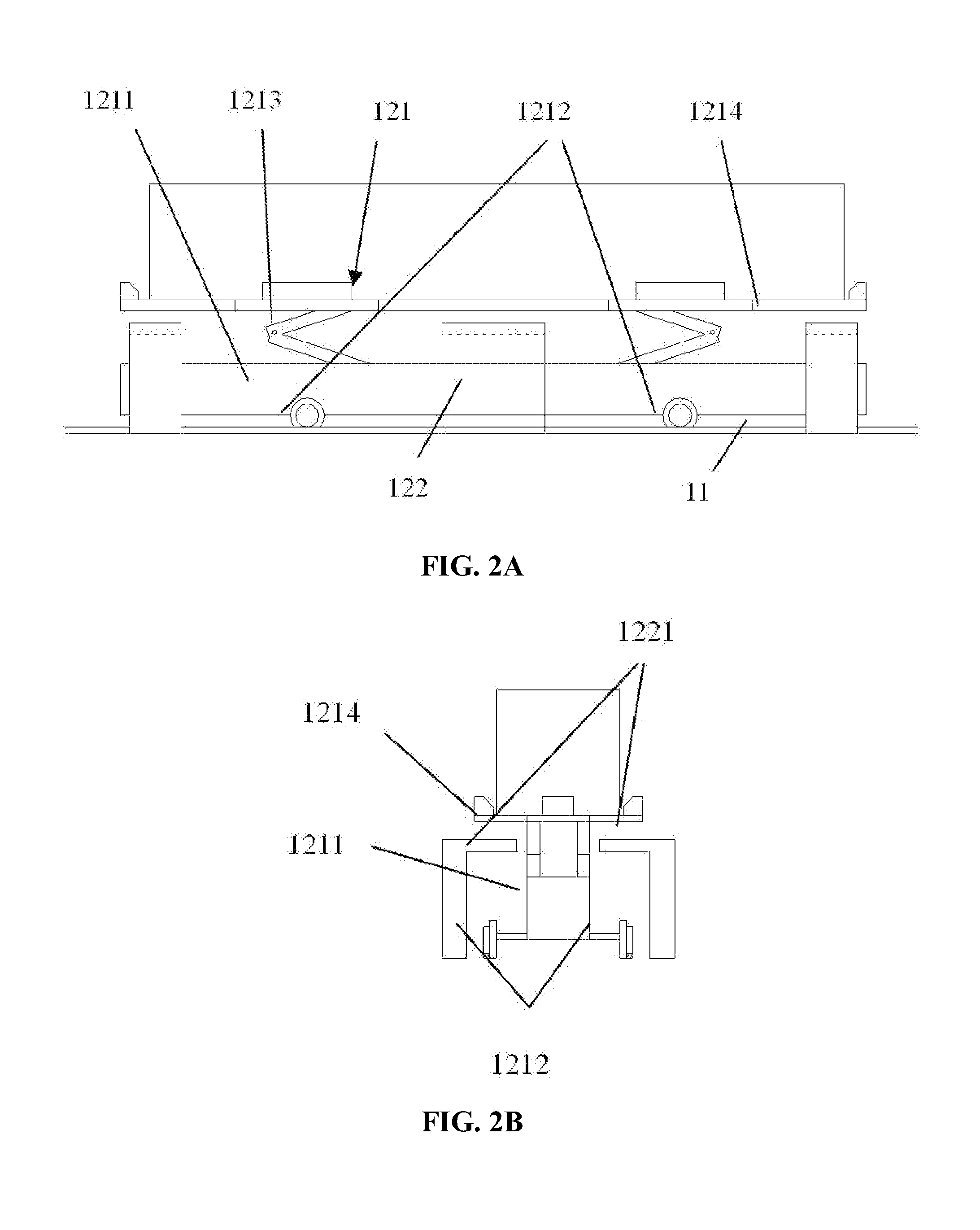 Shuttle van system for container terminal and method for transporting containers using same