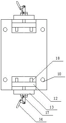 One-time molding crimping device for composite insulators