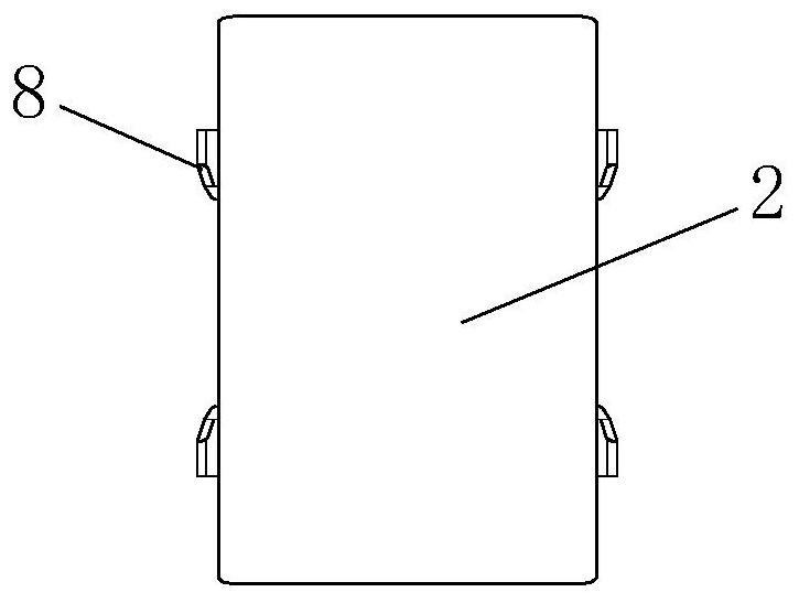 Wire groove for knitting machine