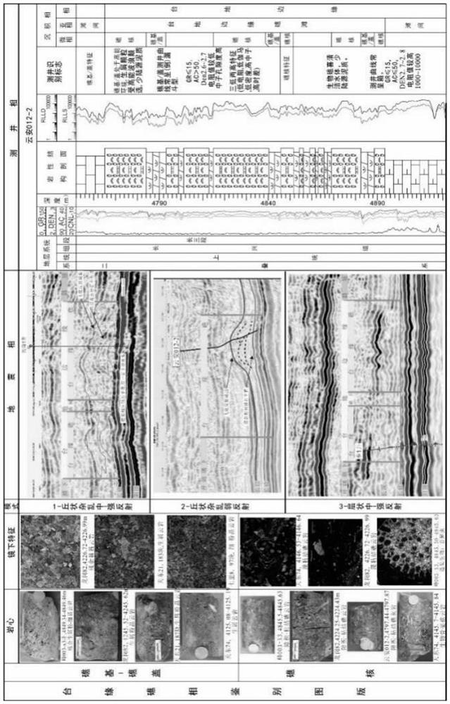 Biological reef reservoir identification method