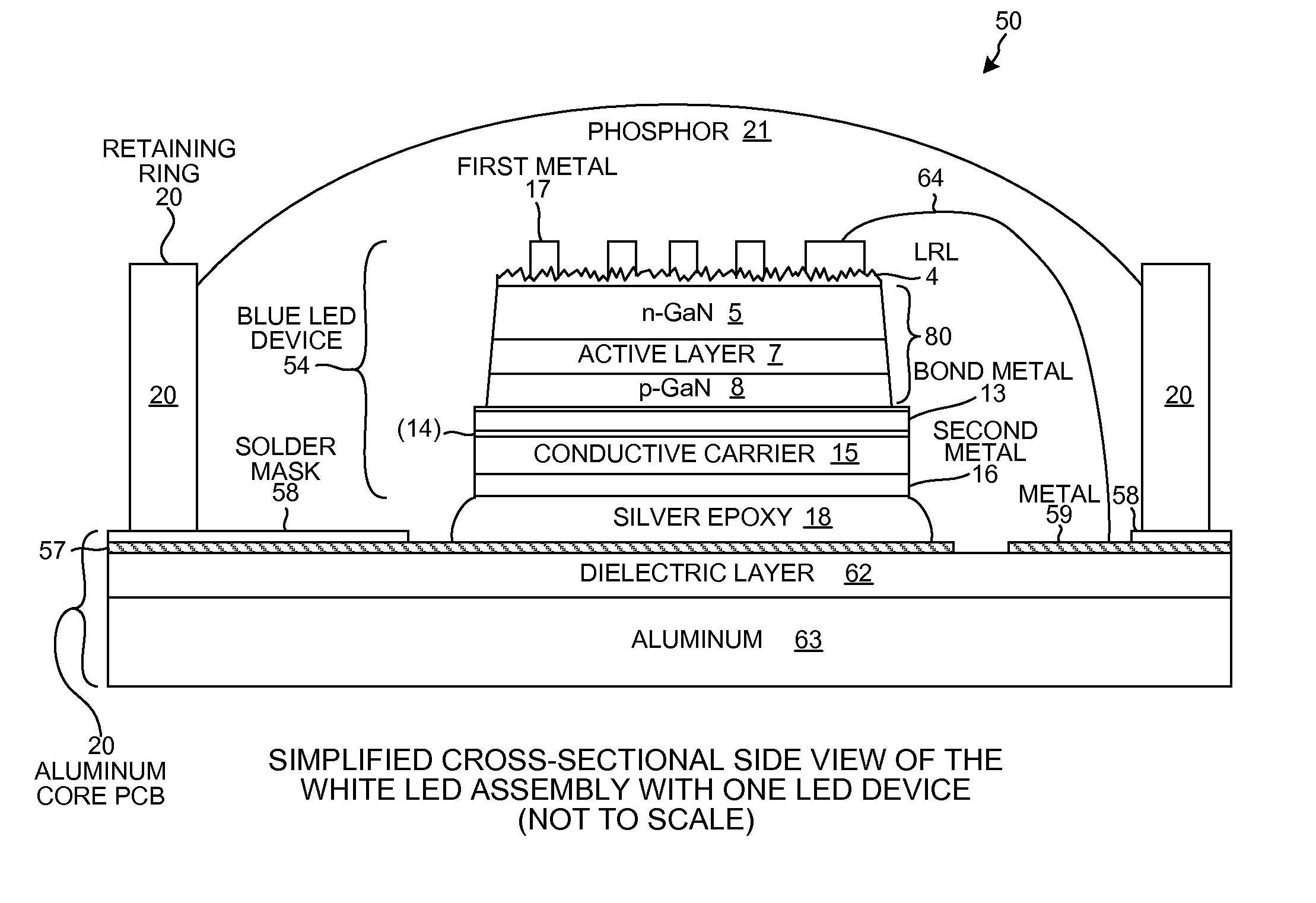 Buffer Layer for GaN-on-Si LED