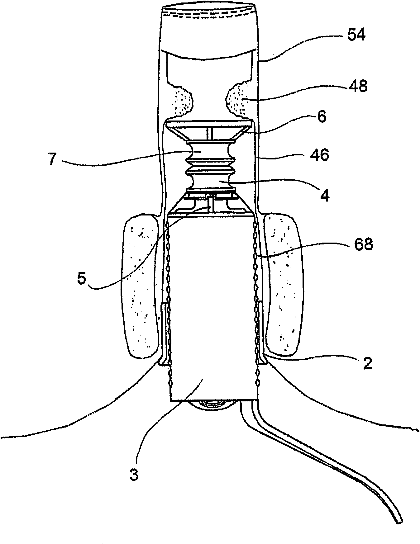 A rectal stump closure device for rectal resection