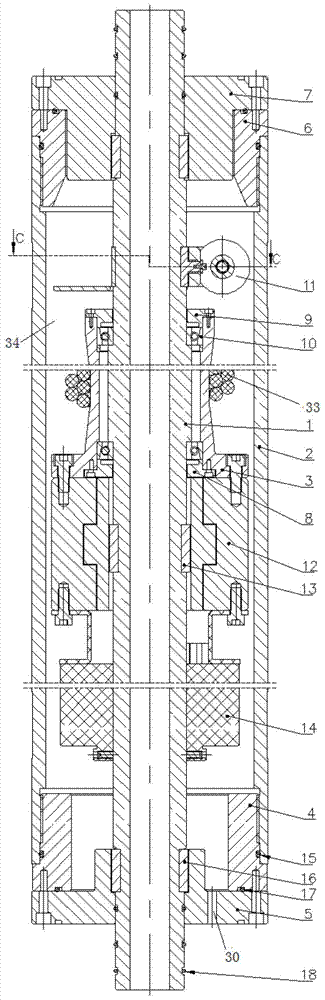 Cable pay-off device and pay-off method for downhole instrument