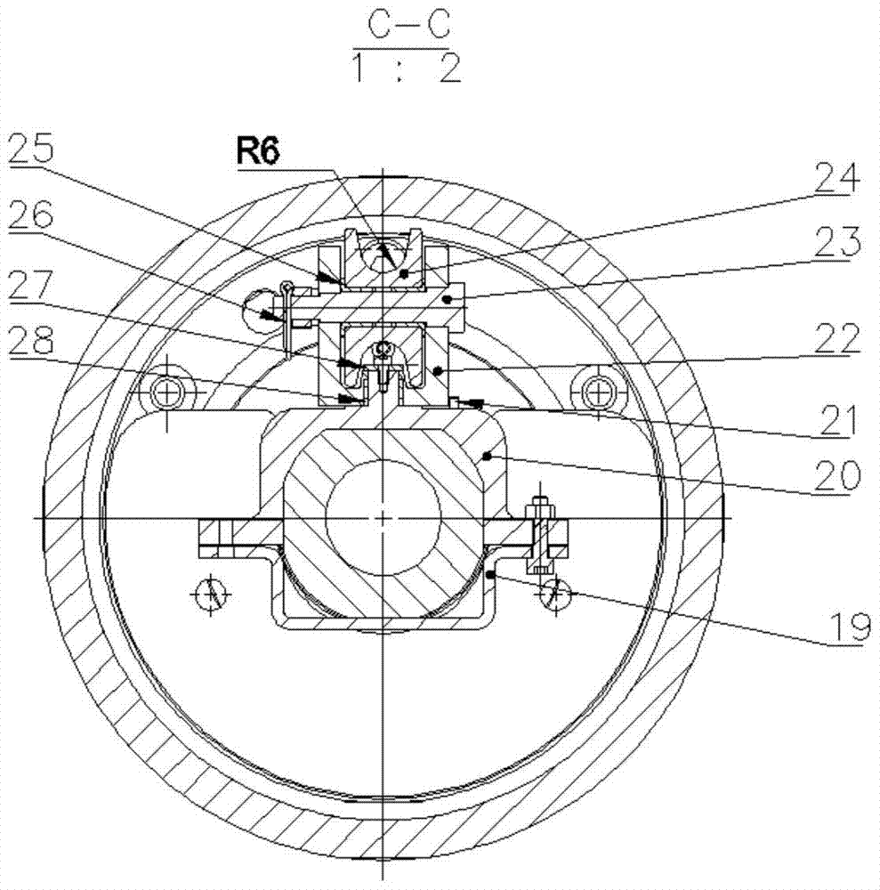 Cable pay-off device and pay-off method for downhole instrument