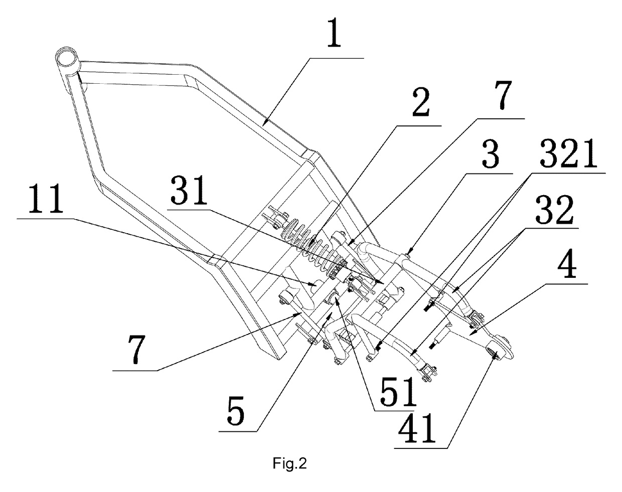 Mounting bracket for stepless variable speed generator of light motorcycle