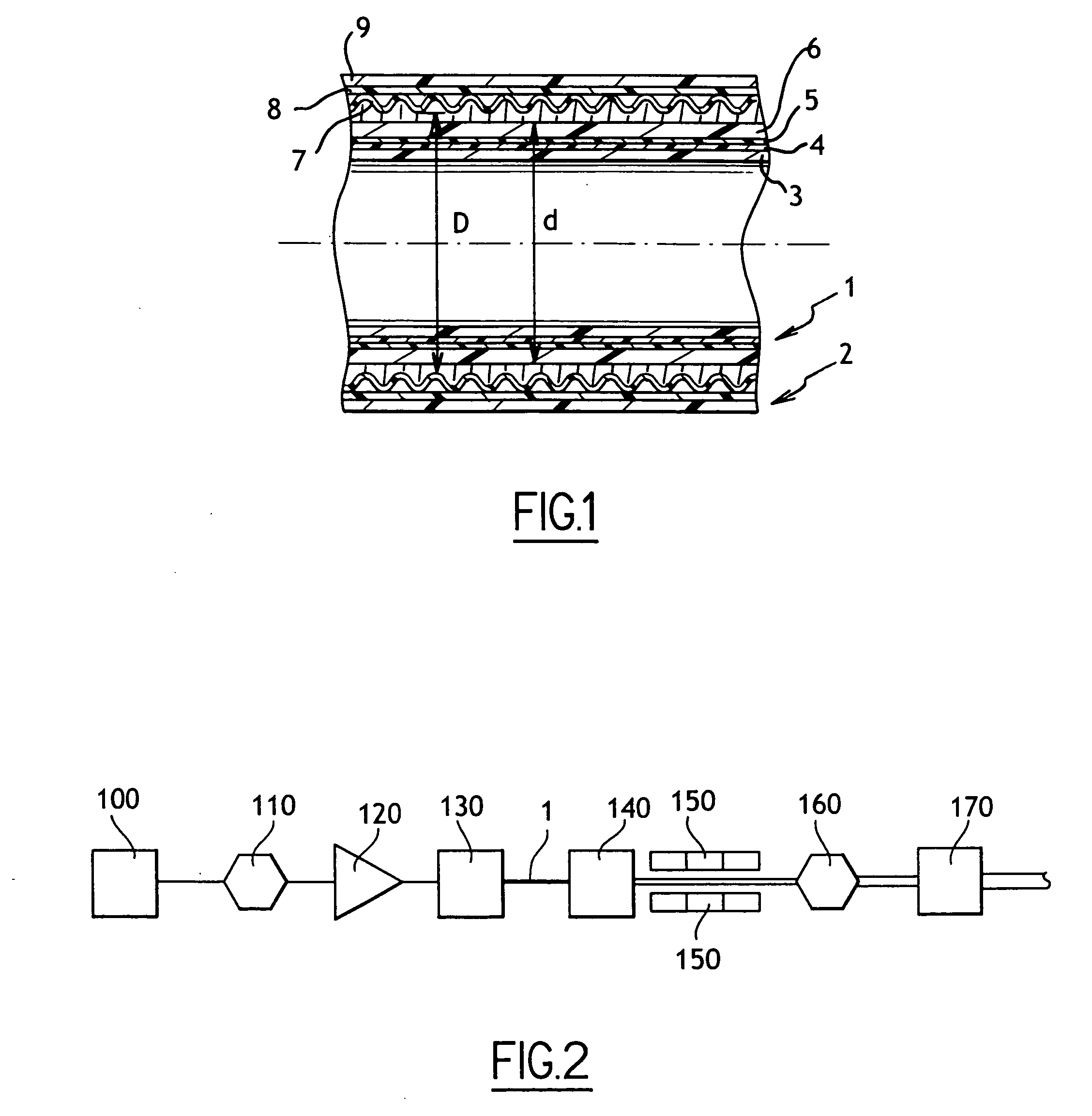 Underground pipe for transporting fuel and a method of fabricating it