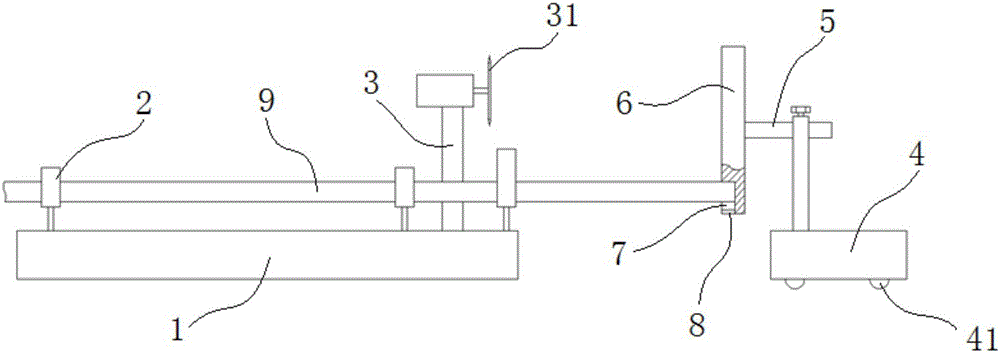 Fixed-length cutting device for tubes