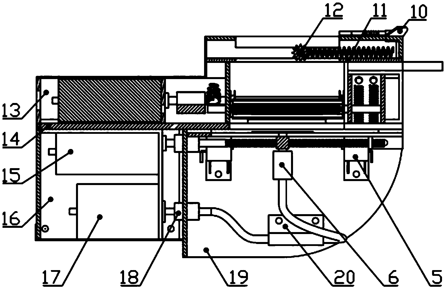 End effector and method for trimming and grinding fruit tree branches