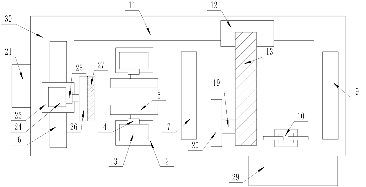 An equidistant keel cutting device