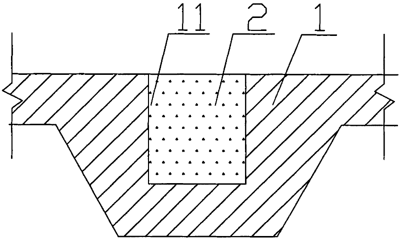 Construction method for bottom plate pit backfilling sand ballast