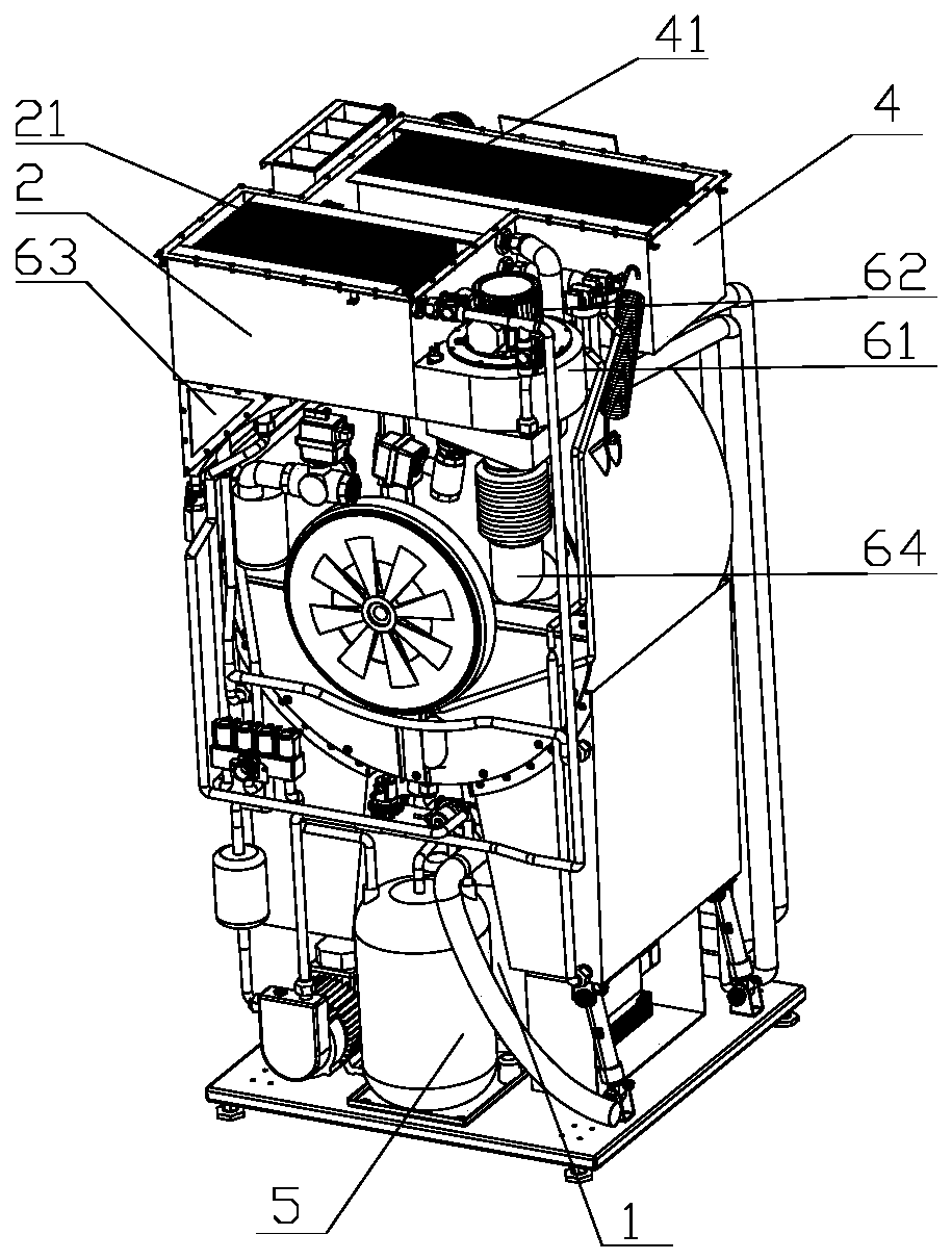 Heat pump for washing machine