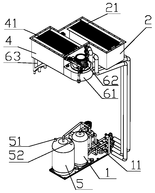 Heat pump for washing machine