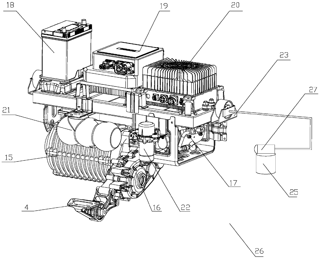 Electric vehicle suspension system