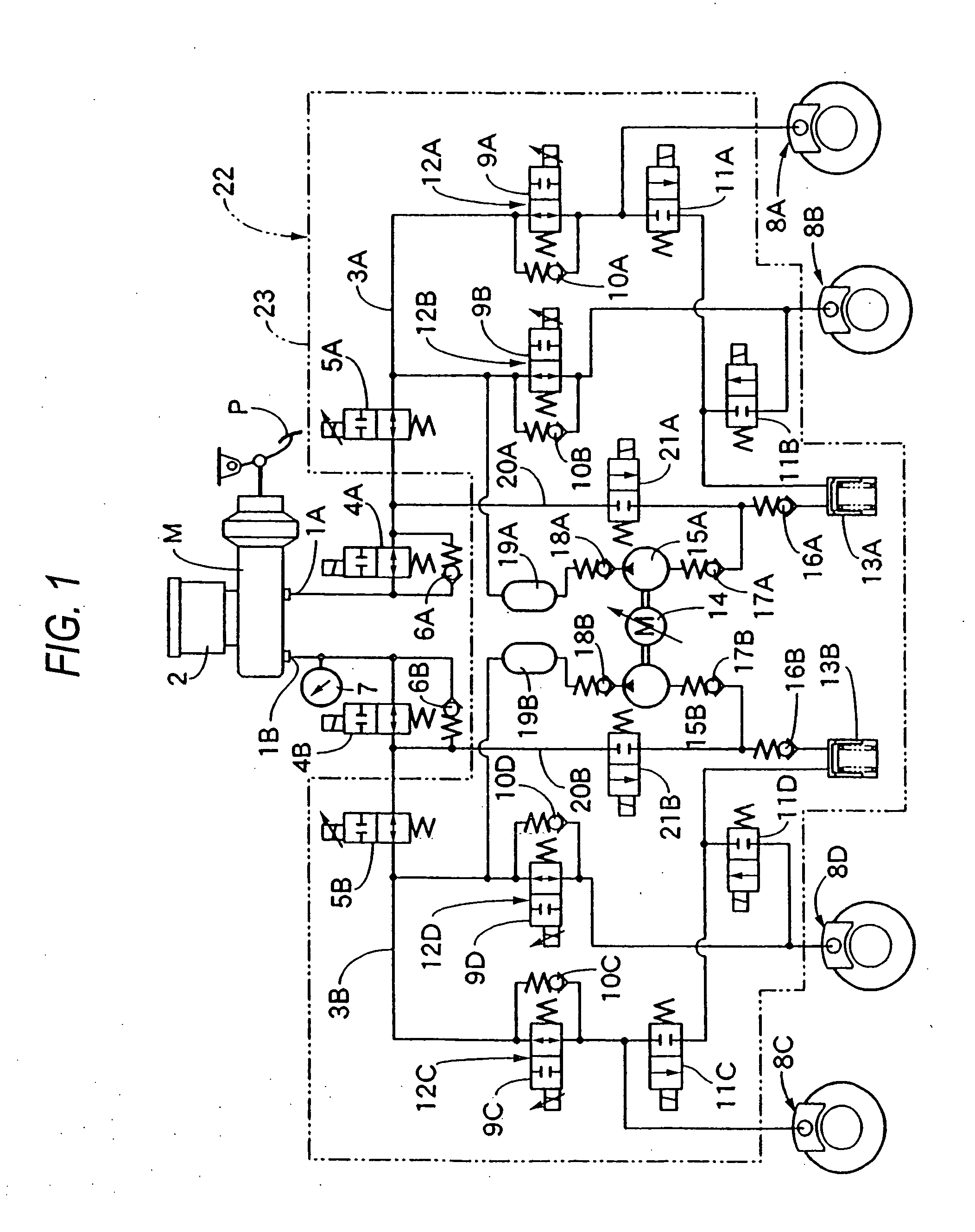 Vehicle brake device